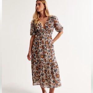 Abercrombie & Fitch Floaty MIDI Dress